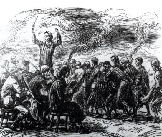 CampsOrchestraAuschwitzFemmesDessin